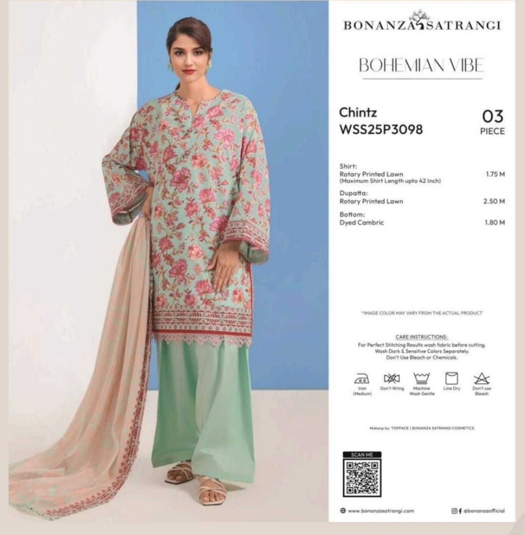 Bonanza Satrangi 3 piece