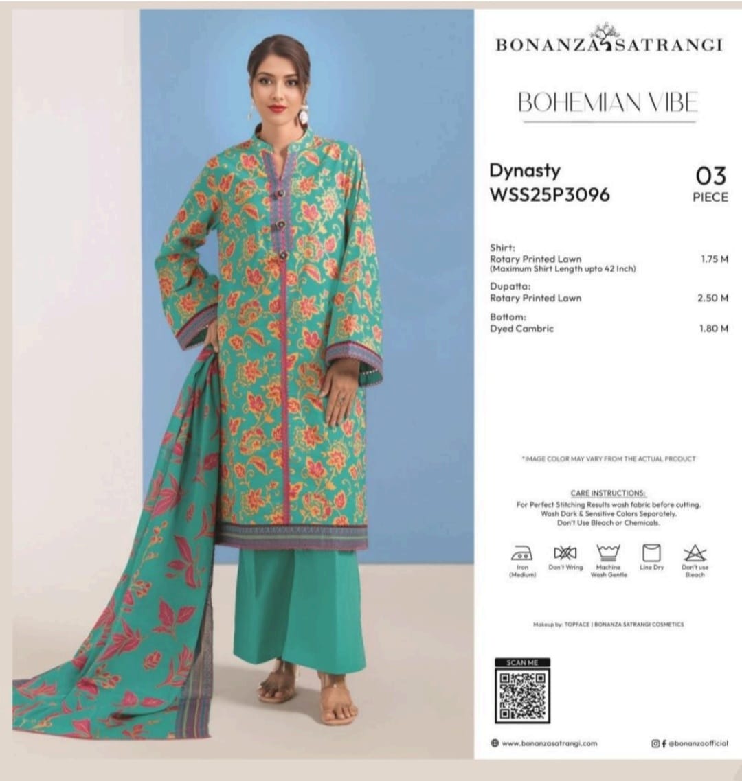 Bonanza Satrangi 3 piece