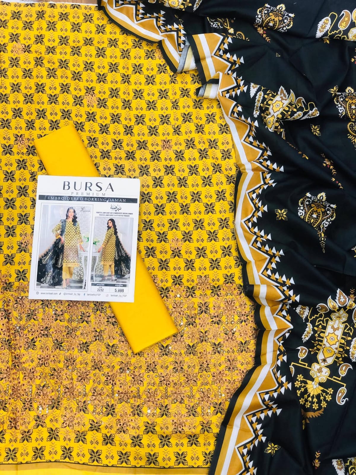 Bursa Premium Lawn 3 Piece