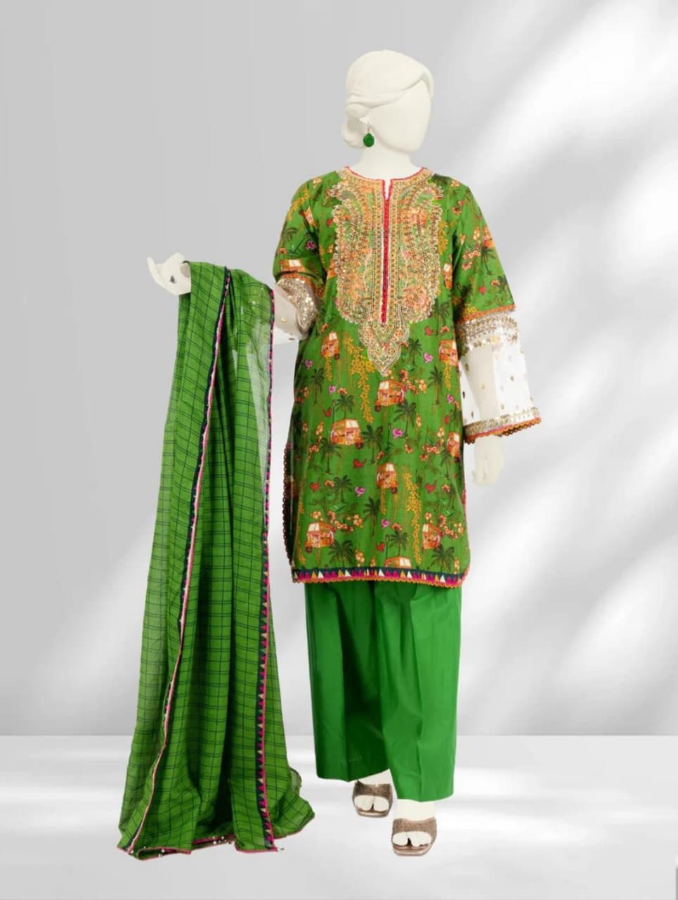 PANJNAD By J. Embroidered Lawn 3 Piece