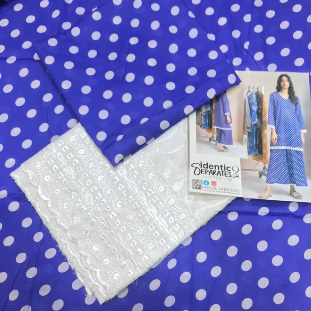 Regalia Printed shirt with chickenkari trouser