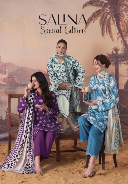 Salina Special Edition By Regalia Lawn 3 Piece