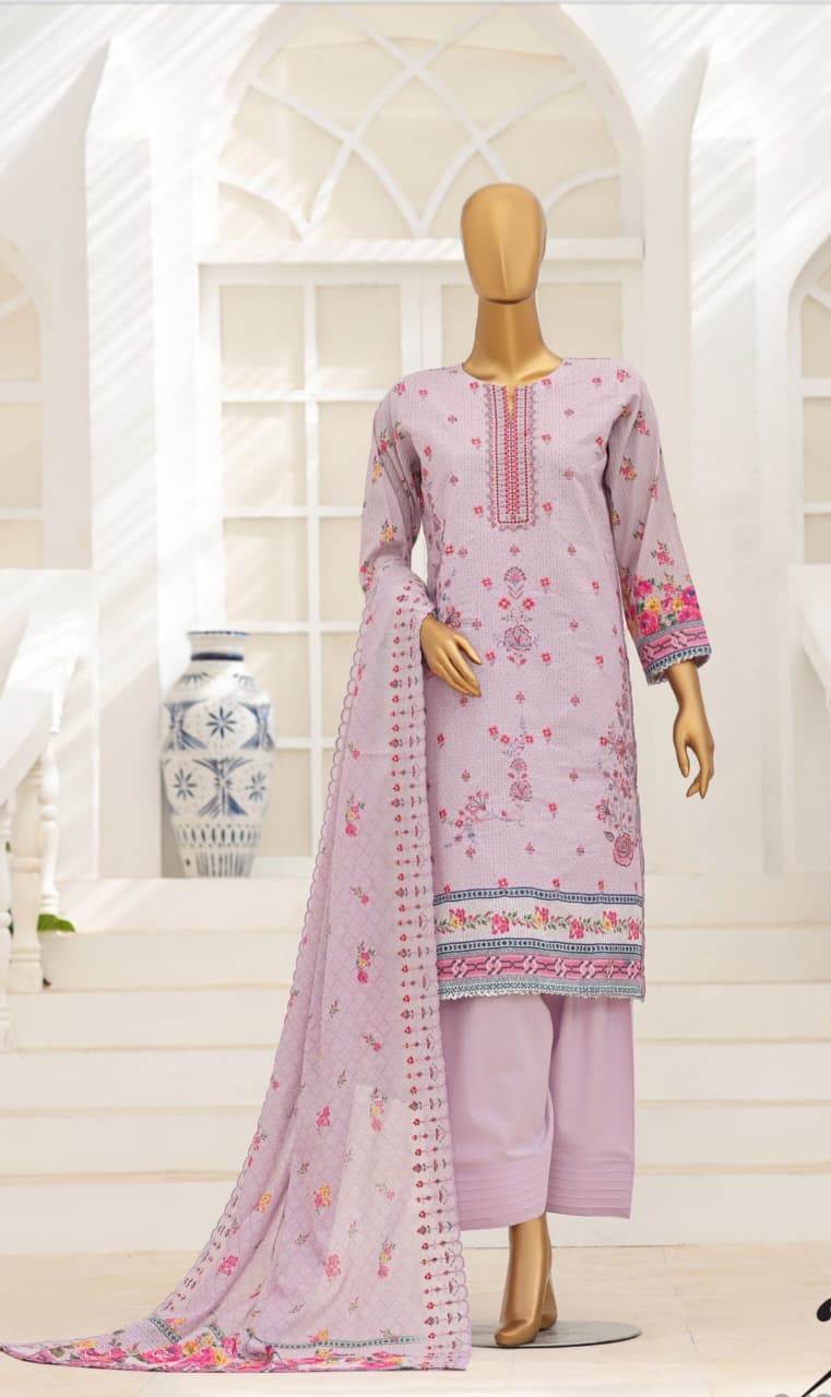 MTF FITRUS Digital Printed Doriya Luxury Embroidered  Lawn 